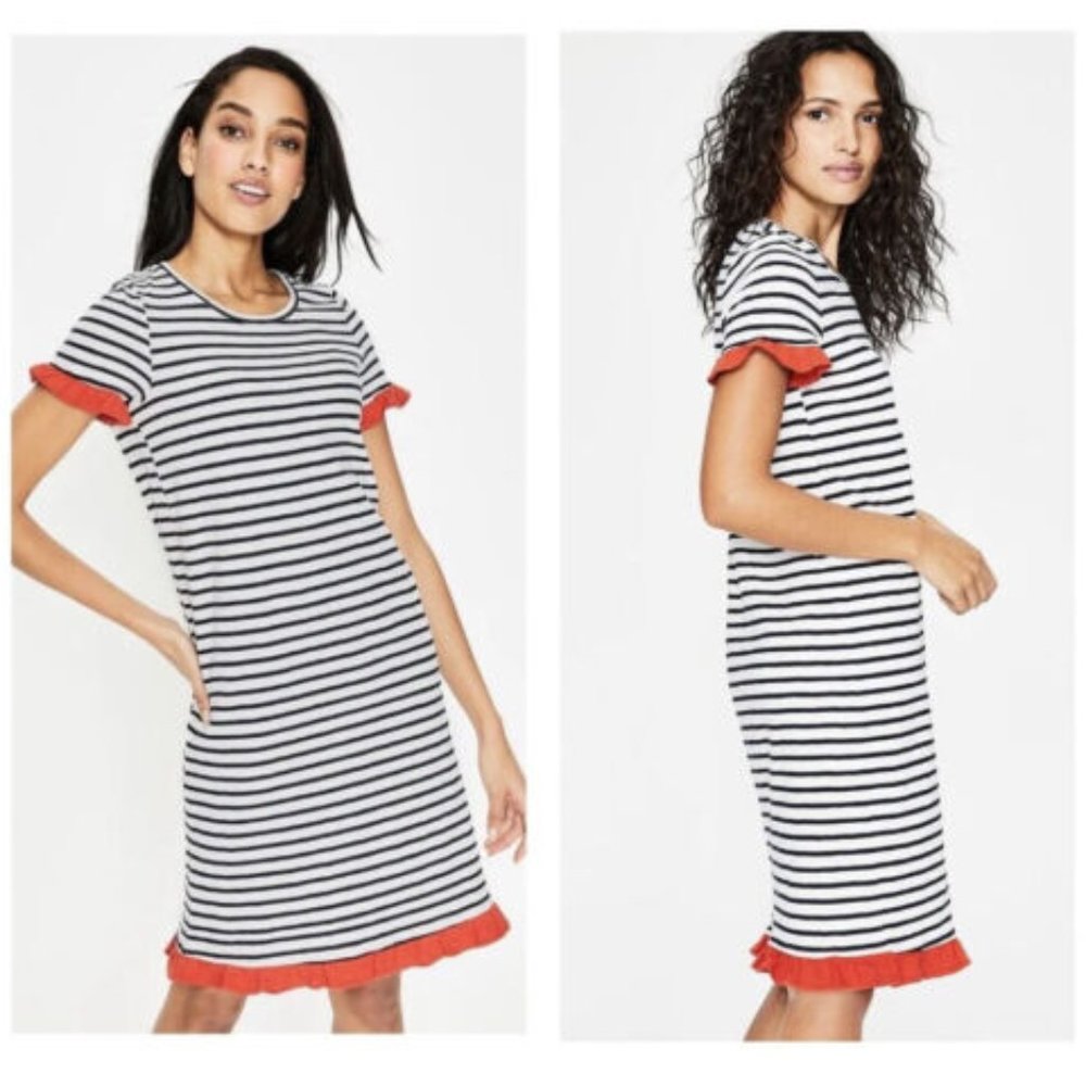 Boden Emily striped dress 4R